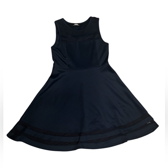 Lulu’s navy blue mini dress with mesh cutouts size large - Picture 8 of 14